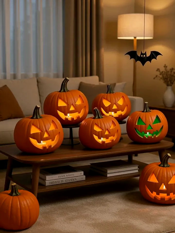 AI Halloween Generator: Pumpkin party